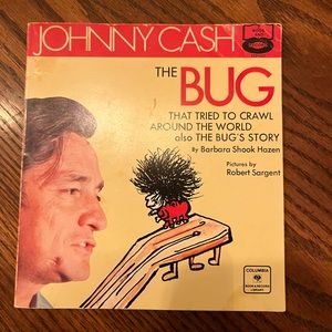 Johnny Cash Book | The Bug That Tried to Crawl Around the World | vintage 1970
